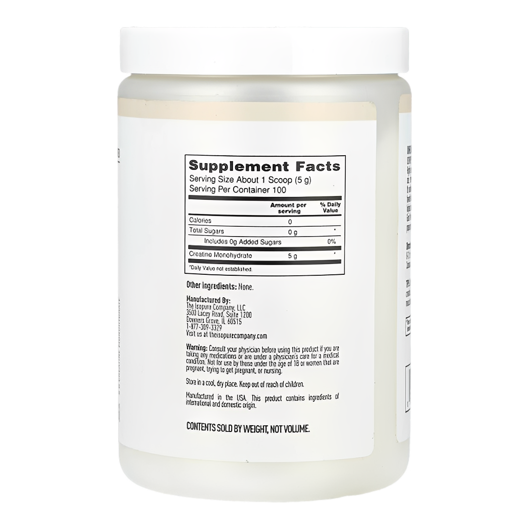 Isopure Creatina Monohidratada 100 serv