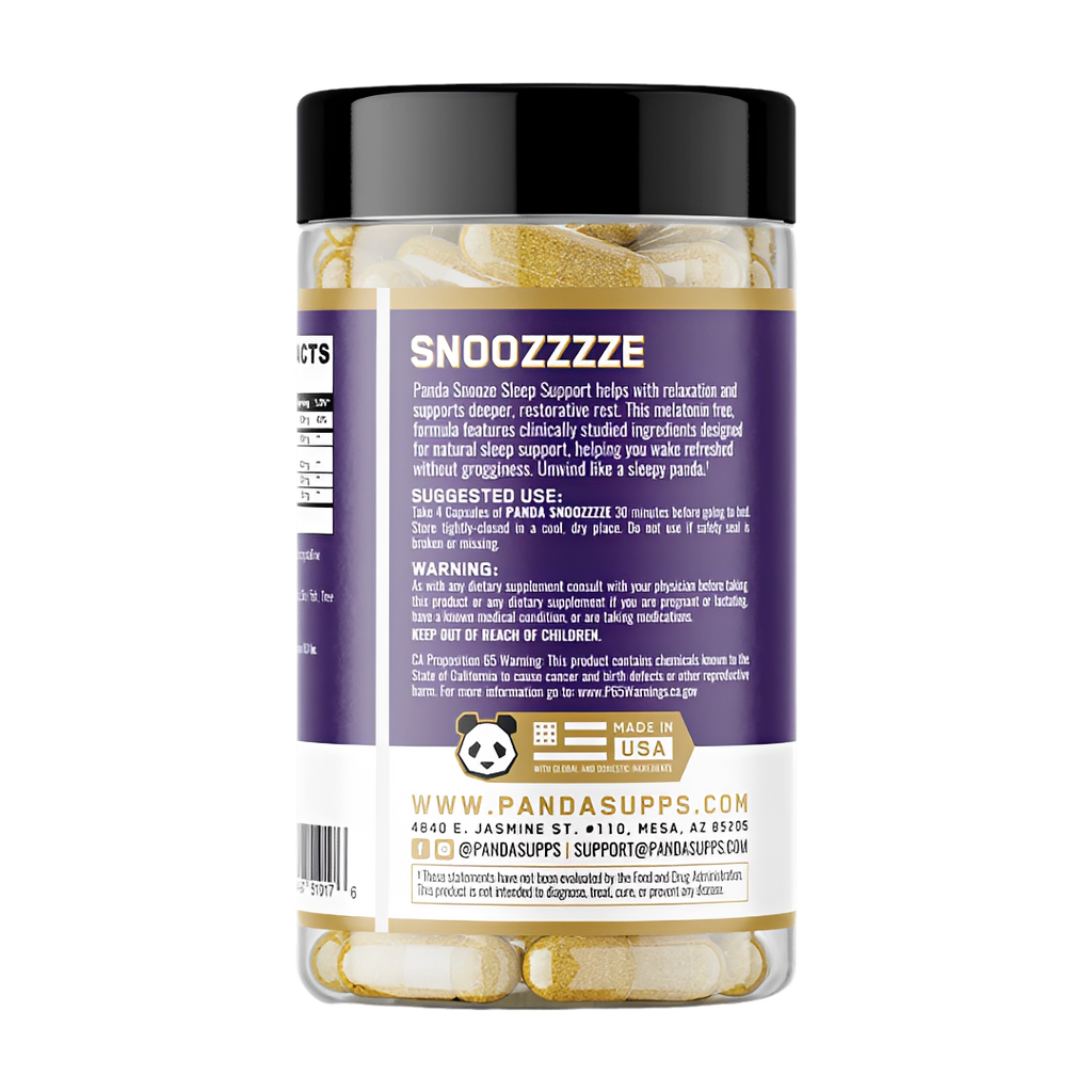 Panda Snoozzze (Premium Sleep & Recovery Support)