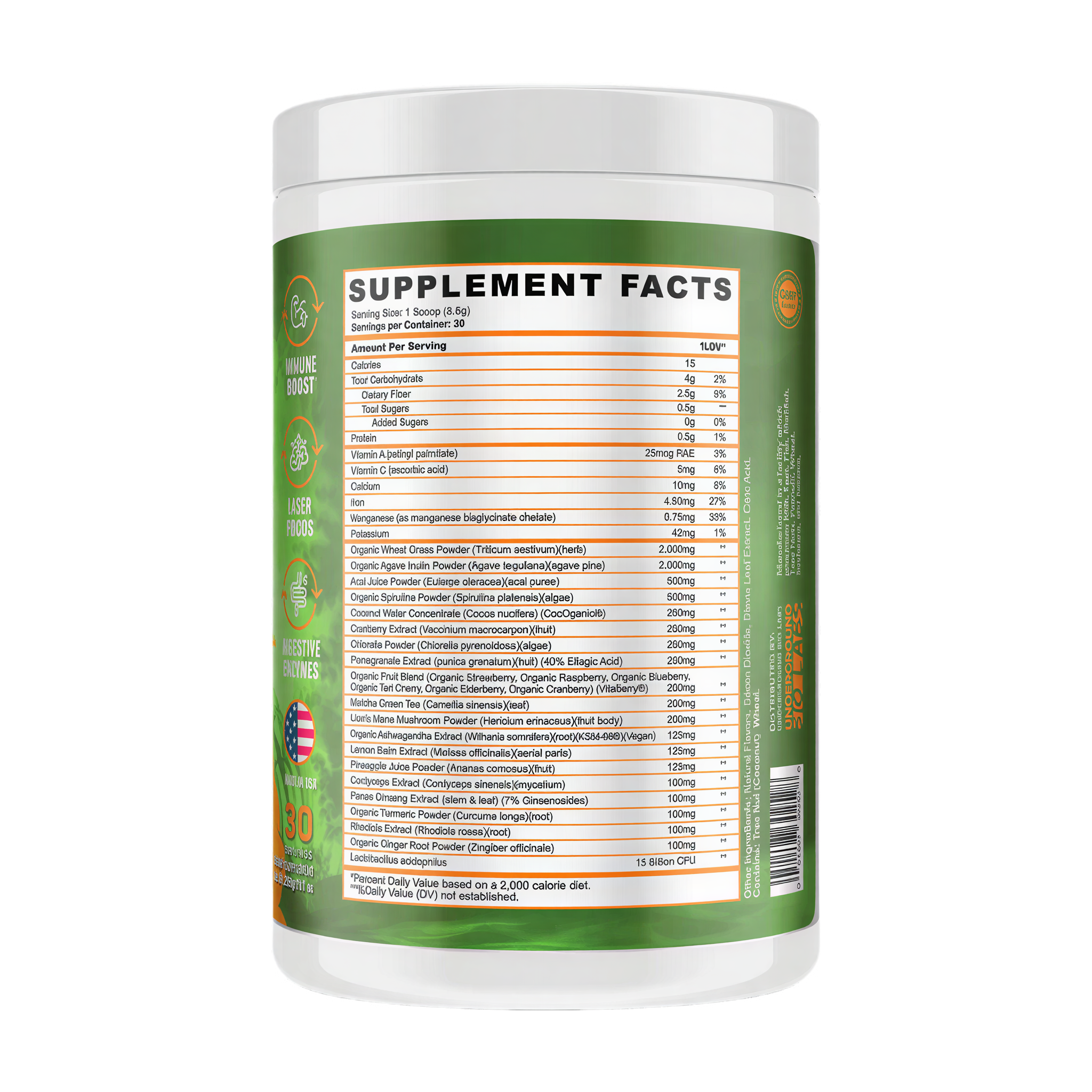 Panda SUPERFOOD (Greens, Reds & Golds)